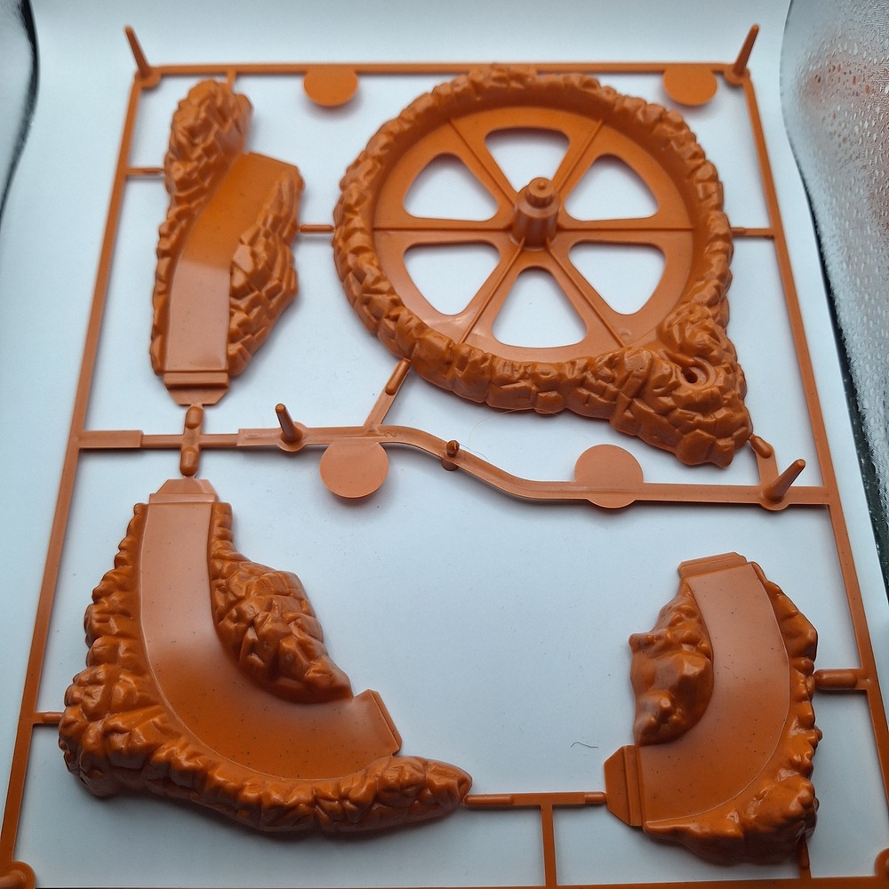 2007 Life Board Game Replacement Pieces Orange Wheel Bridge Parts